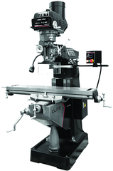 9 x 49" Table Variable Speed Mill With 3-Axis ACU-RITE 200S (Knee) DRO and Servo X - Y-Axis Powerfeeds - A1 Tooling