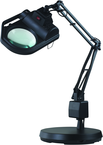 LED Illuminated Magnifier - 45" Articulating Arm - Adjustable Clamp Base - A1 Tooling