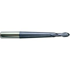 1/4-1/2-3/4-7-3/4 2Fl H - 30 Pencil Neck Ball X-Power End Mill - A1 Tooling