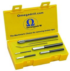 7 Piece Carbide Tap Removal Set - A1 Tooling