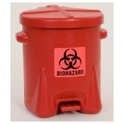 6 GAL POLY BIOHAZ SAFETY WASTE CAN - A1 Tooling