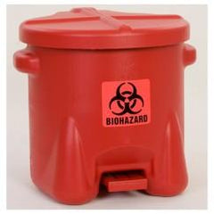 10 GAL POLY BIOHAZ SAFETY WASTE CAN - A1 Tooling