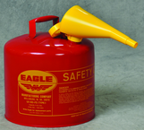 5 GAL TYPE I SAFETY CAN W/FUNNEL - A1 Tooling