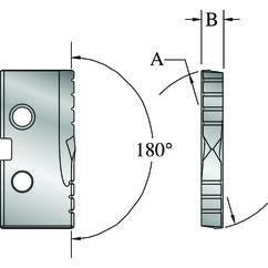 46MM SUP COB TIN 3 T-A INSERT - A1 Tooling