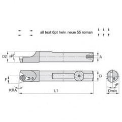 FCBI25045L CARBIDE SHANK BORING BAR - A1 Tooling