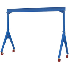 Fixed Ht Stl Gantry Crane 6K 177″ VG Casters