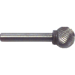 3/16 × 1/4″ SH Ball End Shape - HSS - Burr - A1 Tooling