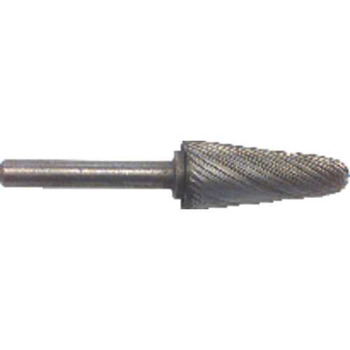 1/4 × 5/8 x " SH Tapered Radius End Shape - HSS - Burr - A1 Tooling