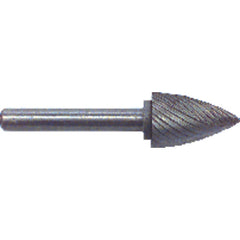 1/2 × 3/4 × 1/4″ SH Tree Pt End Shape - HSS - Burr - A1 Tooling