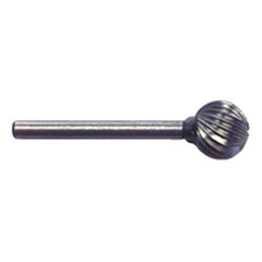 3/8 × 1/8″ SH Ball End Shape - HSS - Burr - A1 Tooling