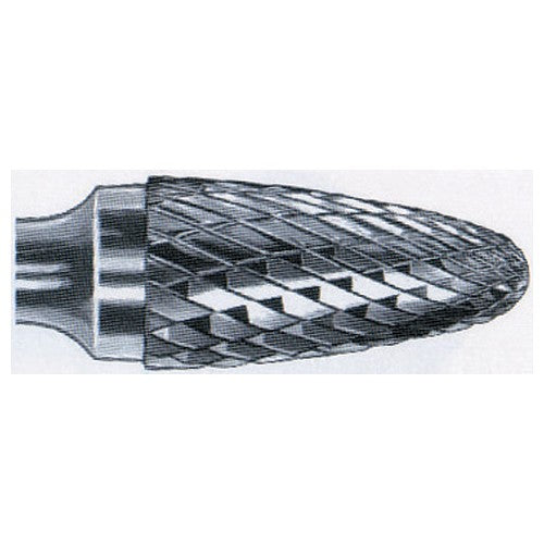 1/8 EdgeHog Tre Shape Radius End Miniature Carbide Bur SF-42 Std Alt Diamond (Double) - A1 Tooling