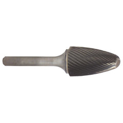 1/8 EdgeHog Tre Shape Radius End Miniature Carbide Bur SF-42L3 3″ OAL Standard - A1 Tooling