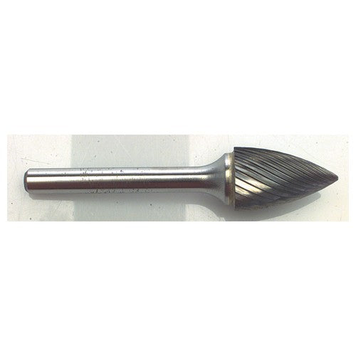 1/8 EdgeHog Flame Miniature Carbide Bur SH-41L3 3″ OAL Standard - A1 Tooling