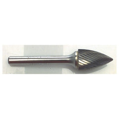 1/8 EdgeHog Tree Shape Pointed End Miniature Carbide Bur SG-42 Standard - A1 Tooling