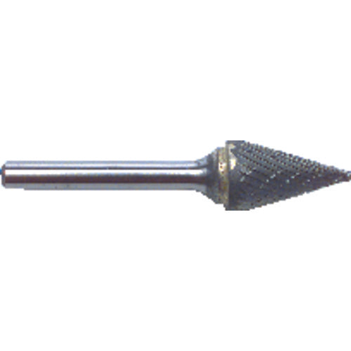 1/4 EdgeHog Conical Miniature Carbide Bur SM-51 Std Alt. Diamond(Double) - A1 Tooling