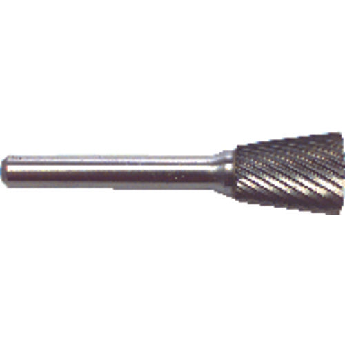 1/4 EdgeHog Back Taper Miniature Carbide Bur SN-51 Standard - A1 Tooling