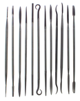 Swiss Pattern Needle File - 12 Pcs.; 6-1/2"; 0 Cut - A1 Tooling