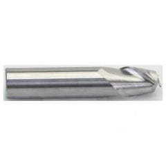 3/16" Dia. - 1-1/2" OAL -  Carbide for Aluminum ALU-S-45°-HP Stub End Mill - 2 FL - A1 Tooling