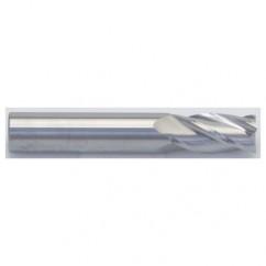 1/4 Dia. x 2-1/2 Overall Length 3-Flute Square End Solid Carbide SE End Mill-Round Shank-Center Cut-AlTiN - A1 Tooling