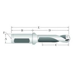 60516S-20FM Spade Drill Holder - A1 Tooling
