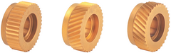 Knurling Wheel - 1/2" Hole Dia; 1" Dia; 40 TPI; Straight - A1 Tooling