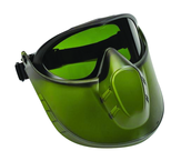 Capstone Shield - Shade 3 IR Lens - Green Frame - Goggle - A1 Tooling