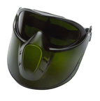 Capstone Shield - Shade 5 IR Lens - Green Frame - Goggle - A1 Tooling