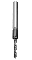 Double Angle Straight Shank Collet Chuck- 1" SH; 1.829" Proj - A1 Tooling