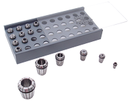 ER Style Collet Holder - For ER16; Holds 40 Collets - A1 Tooling