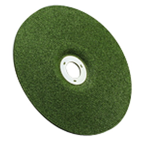 ‎3M Green Corps Cutting/Grinding Wheel T27 7″ × 1/8″ × 5/8-11 Internal 36 Grit - A1 Tooling