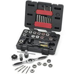 40PC MED RATCHETING TAP AND DIE DR - A1 Tooling