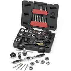 40PC MED RATCHETING TAP AND DIE DR - A1 Tooling
