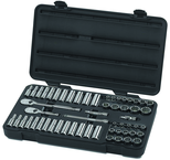 57PC 3/8" DRIVE 12 PT SKT SET - A1 Tooling