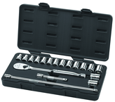 18PC 1/2" DRIVE METRIC SOCKET SET - A1 Tooling