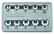 10PC CROWFOOT DR NON-RATCHETING - A1 Tooling