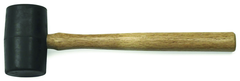 16 OZ RUBBER MALLET WOOD - A1 Tooling