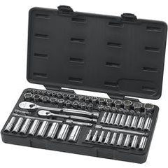 68PC 1/4" AND 3/8" DR 6 AND 12PT - A1 Tooling