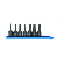 7PC IMPACT HEX SKT ST METRIC 3/8" - A1 Tooling