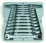 12PC COMB RATCHETING WRENCH SET - A1 Tooling