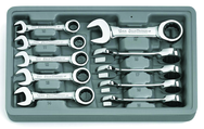 10PC STUBBY COMBINATION RATCHETING - A1 Tooling