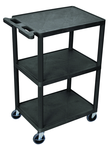 Utility Cart Plus 3 Flat Shelves - 24" x 18" x 42" - A1 Tooling