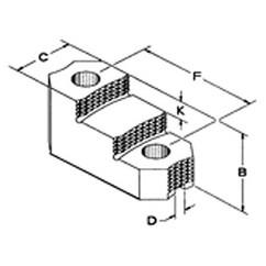 Serrated Hard Top Jaw For 11 & 12" Chucks - A1 Tooling