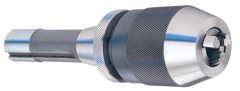 1/32 - 1/2'' Capacity - 4MT SH - Keyless Drill Chuck with Integral Shank - A1 Tooling