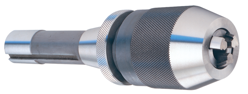 1/32 - 1/2'' Capacity - R8 Shank - Keyless Drill Chuck with Integral Shank - A1 Tooling