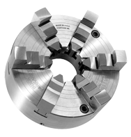 Ajust-Tru+ Universal Chuck - 6" Plain Mount; 6-Jaw - A1 Tooling