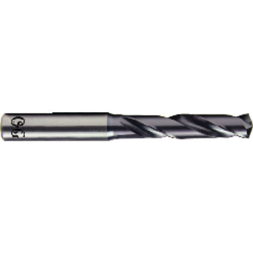 25/64″ Dia. x #19 Shank × 47 mm Flute Length × 89 mm OAL, 3xD, TiAlN, 2xD Flute, Coolant Thru, H6 Solid Carbide Drill - Exact Industrial Supply