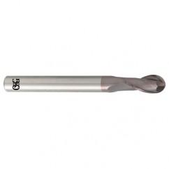 1/2" Dia. - 4" OAL - Carbide - Ball End HP End Mill-2 FL - A1 Tooling