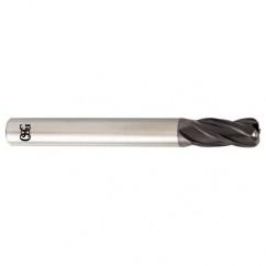 5/8 Dia. x 3-1/2 Overall Length 4-Flute .060 C/R Solid Carbide SE End Mill-Round Shank-Center Cutting-TiALN - A1 Tooling