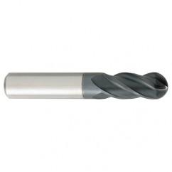 5/8" Dia. - 3-1/2" OAL - Carbide - Ball End HP End Mill-4 FL - A1 Tooling