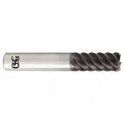 3/8 x 3/8 x 3/8 x 3/8 6Fl  Square Carbide End Mill - TiALN - A1 Tooling